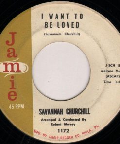 Alternative view of Savannah Churchill - Time Out For Tears / I Want To Be Loved (7", Single) (Very Good Plus (VG+))