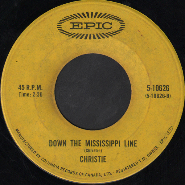 Christie - Yellow River (7", Single) (Near Mint (NM or M-)) - Image 2
