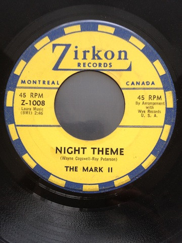 The Mark II - Night Theme/Confusion (7", Single) (Near Mint (NM or M-))