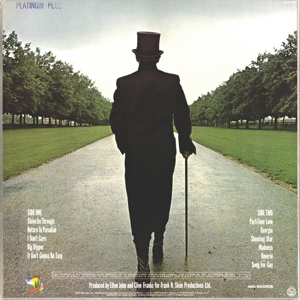 Elton John - A Single Man (LP, Album, Gat) (Mint (M)) - Image 2