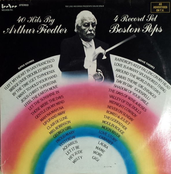 Arthur Fiedler, Boston Pops Orchestra - Solid Gold (4xLP, Album, Comp) (Mint (M))