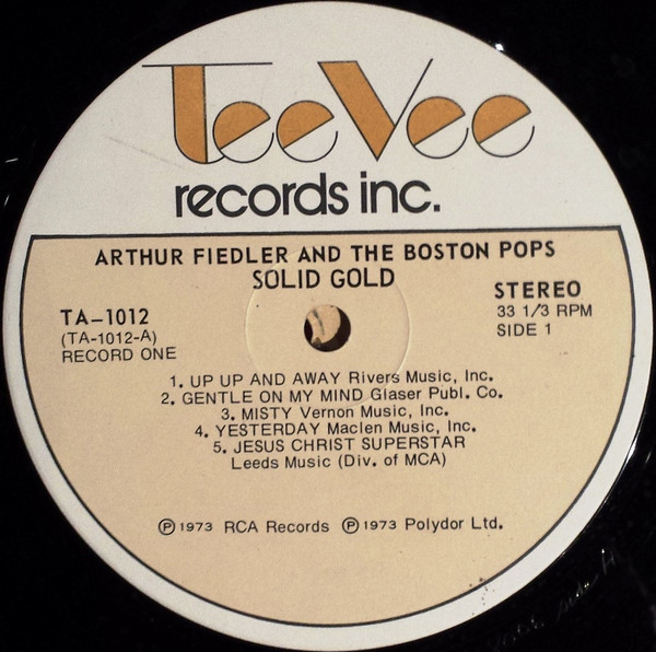 Arthur Fiedler, Boston Pops Orchestra - Solid Gold (4xLP, Album, Comp) (Mint (M)) - Image 5