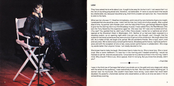 Liza Minnelli - Highlights From The Carnegie Hall Concerts (CD, Comp) (Near Mint (NM or M-)) - Image 5