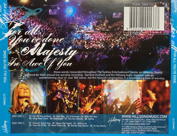 Hillsong - For All You've Done (2xCD, Album) (Mint (M)) - Image 2