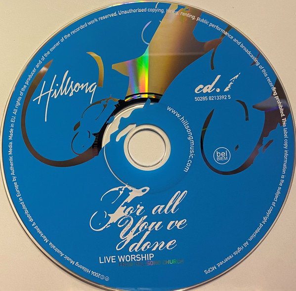 Hillsong - For All You've Done (2xCD, Album) (Mint (M)) - Image 3