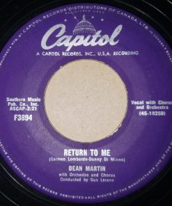 Dean Martin - Return To Me / Forgetting You (7", Single) (Good Plus (G+))