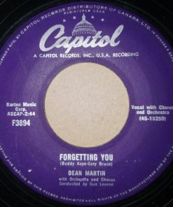 Alternative view of Dean Martin - Return To Me / Forgetting You (7", Single) (Good Plus (G+))