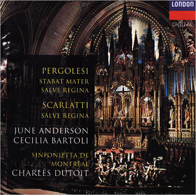 Giovanni Battista Pergolesi / Alessandro Scarlatti, June Anderson, Cecilia Bartoli, Sinfonietta De Montréal, Charles Dutoit - Stabat Mater / Salve Regina (CD, Album) (Near Mint (NM or M-))