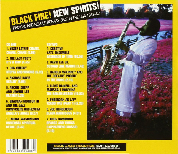 Various - Black Fire! New Spirits! Radical And Revolutionary Jazz In The U.S.A. 1957 - 1982 (2xCD, Comp) (Mint (M)) - Image 2