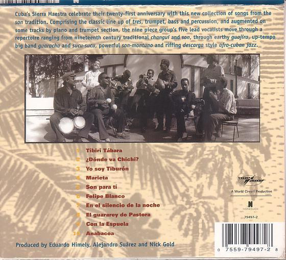 Sierra Maestra - Tibiri Tábara (CD, Album, Sli) (Near Mint (NM or M-)) - Image 2