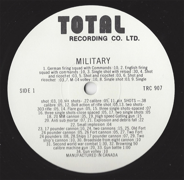 No Artist - Military (LP) (Mint (M)) - Image 3