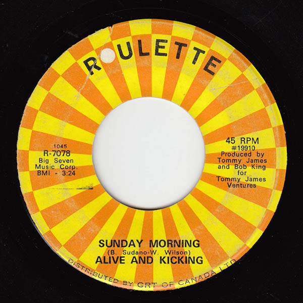 Alive 'N Kickin' - Tighter, Tighter (7", Single) (Near Mint (NM or M-)) - Image 2