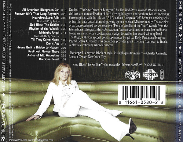 Rhonda Vincent - All American Bluegrass Girl (CD, Album) (Near Mint (NM or M-)) - Image 2