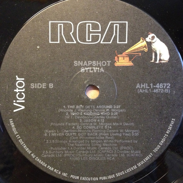 Sylvia (7) - Snapshot (LP, Album) (Mint (M)) - Image 4
