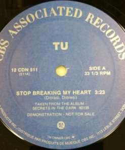 Tú - Stop Breaking My Heart (12", Single, Promo) (Mint (M))