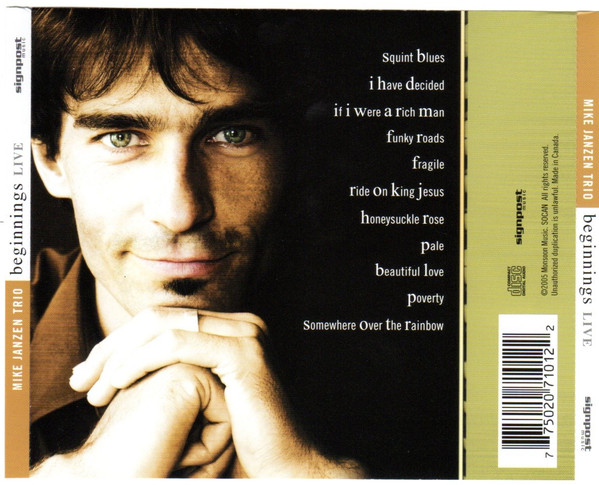 Mike Janzen Trio - Beginnings (CD, Album) (Near Mint (NM or M-)) - Image 2