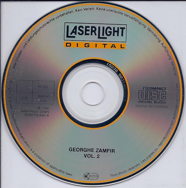 Gheorghe Zamfir - Georghe Zamfir Vol. 2 (CD, Comp) (Near Mint (NM or M-)) - Image 3