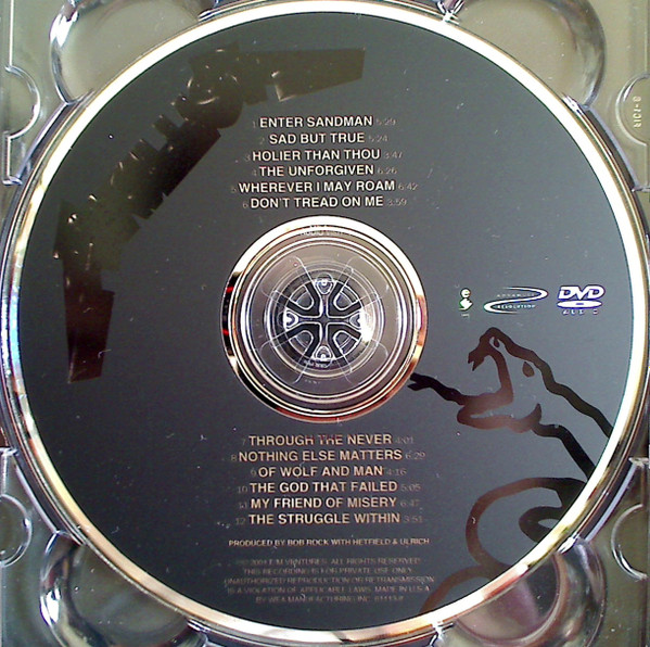 Metallica - Metallica (DVD-A, Album, RE, RM, Multichannel) (Near Mint (NM or M-)) - Image 3