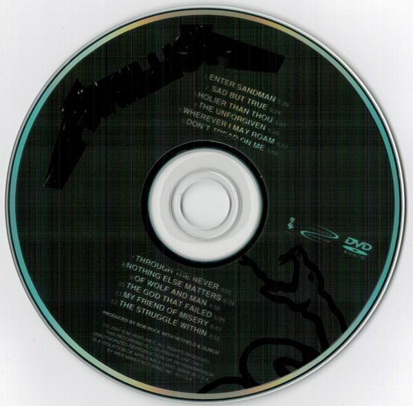 Metallica - Metallica (DVD-A, Album, RE, RM, Multichannel) (Very Good (VG)) - Image 5
