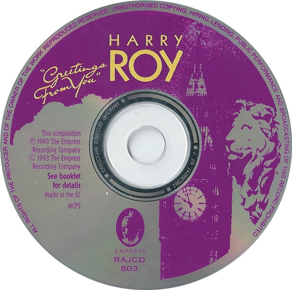 Harry Roy Featuring Marjorie Kingsley - Greetings From You (CD, Comp) (Near Mint (NM or M-)) - Image 3