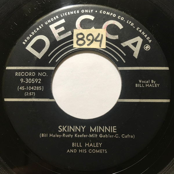 Bill Haley And His Comets - Sway With Me (7", Single) (Near Mint (NM or M-)) - Image 2