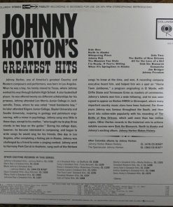 Alternative view of Johnny Horton - Johnny Horton's Greatest Hits (LP, Comp, RE) (Mint (M))