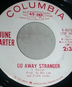 June Carter - Go Away Stranger / I Want You Again (7", Promo) (Very Good (VG))