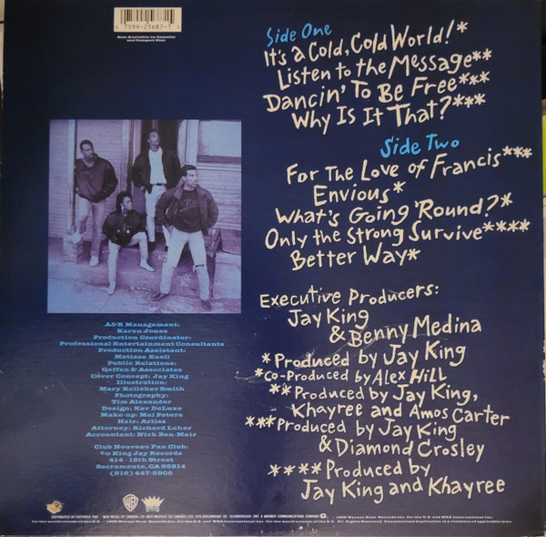 Club Nouveau - Listen To The Message (LP, Album) (Mint (M)) - Image 2