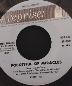 Frank Sinatra - Pocketful Of Miracles (7", Single) (Near Mint (NM or M-))