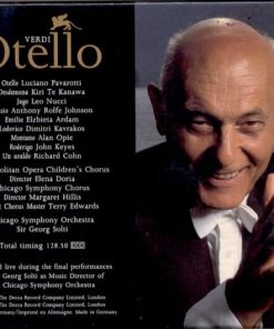 Alternative view of Giuseppe Verdi - Luciano Pavarotti, Kiri Te Kanawa, Leo Nucci, Chicago Symphony Orchestra & Chicago Symphony Chorus, Georg Solti - Otello (2xCD, Album + Box, Sli) (Near Mint (NM or M-))