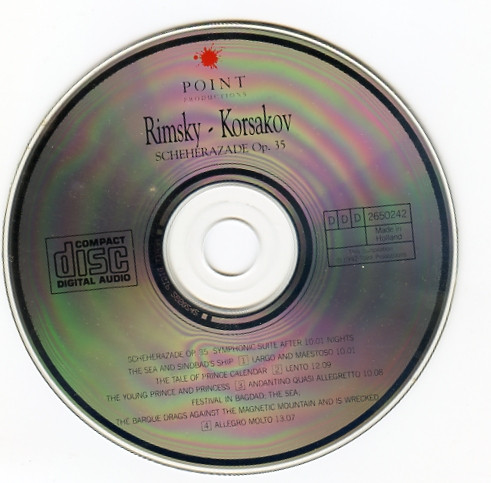 Nikolai Rimsky-Korsakov, Simfonični Orkester RTV Ljubljana - Scheherazade Op. 35 (CD, Album) (Near Mint (NM or M-)) - Image 3