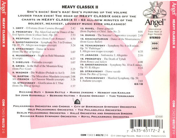 Various - Heavy Classix II (Klassik, Mit Dem Schwerte Dirigiert) (CD, Comp) (Near Mint (NM or M-)) - Image 4