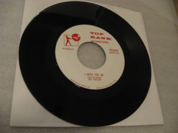 Ted Taylor - Has My Love Grown Cold / I Need You So (7") (Very Good Plus (VG+)) - Image 2