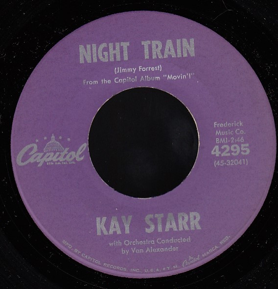 Kay Starr - Riders In The Sky / Night Train (7") (Near Mint (NM or M-)) - Image 2