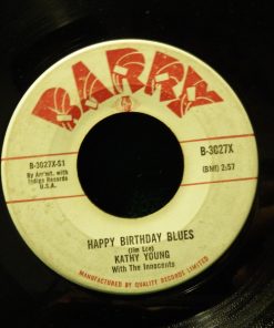 Kathy Young With The Innocents (2) - Happy Birthday Blues / Someone To Love (7", Single) (Near Mint (NM or M-))