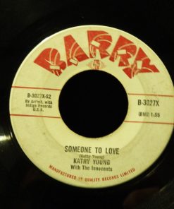 Alternative view of Kathy Young With The Innocents (2) - Happy Birthday Blues / Someone To Love (7", Single) (Near Mint (NM or M-))