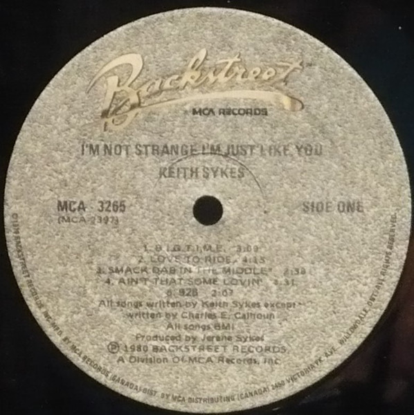 Keith Sykes - I'm Not Strange I'm Just Like You (LP, Album) (Mint (M)) - Image 3