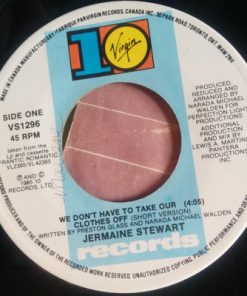 Jermaine Stewart - We Don't Have To Take Our Clothes Off (7", Single, Lar) (Near Mint (NM or M-))