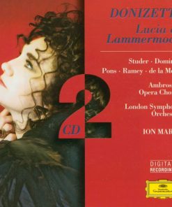 Gaetano Donizetti, Cheryl Studer, Placido Domingo, Juan Pons, Samuel Ramey, Fernando de la Mora, The Ambrosian Singers, London Symphony Orchestra, Ion Marin - Lucia Di Lammermoor (2xCD, Album, RE, RM) (Near Mint (NM or M-))