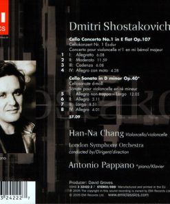 Alternative view of Dmitri Shostakovich, Han-Na Chang, Antonio Pappano, London Symphony Orchestra - Cello Concerto No. 1 - Cello Sonata (CD, Album) (Near Mint (NM or M-))