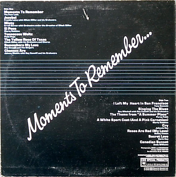 Various - Moments to Remember (LP, Comp) (Mint (M)) - Image 2