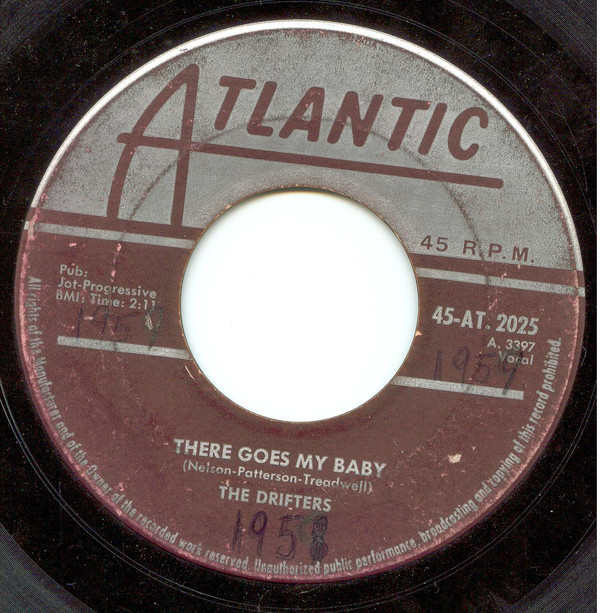 The Drifters - There Goes My Baby / Oh My Love (7") (Near Mint (NM or M-))