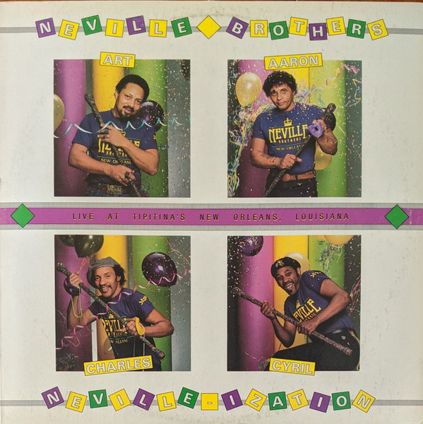 The Neville Brothers - Neville-ization (LP, Album) (Mint (M))