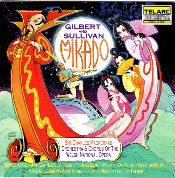 William Gilbert & Sir Arthur Sullivan, Sir Charles Mackerras / The Welsh National Opera Orchestra & Welsh National Opera Chorus - The Mikado (CD, Album) (Near Mint (NM or M-))