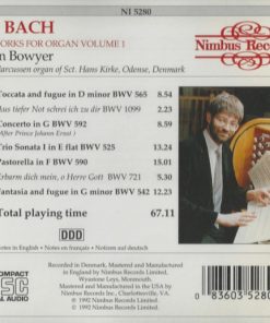 Alternative view of Johann Sebastian Bach, Kevin Bowyer - The Works For Organ Volume 1 (CD, Album) (Near Mint (NM or M-))