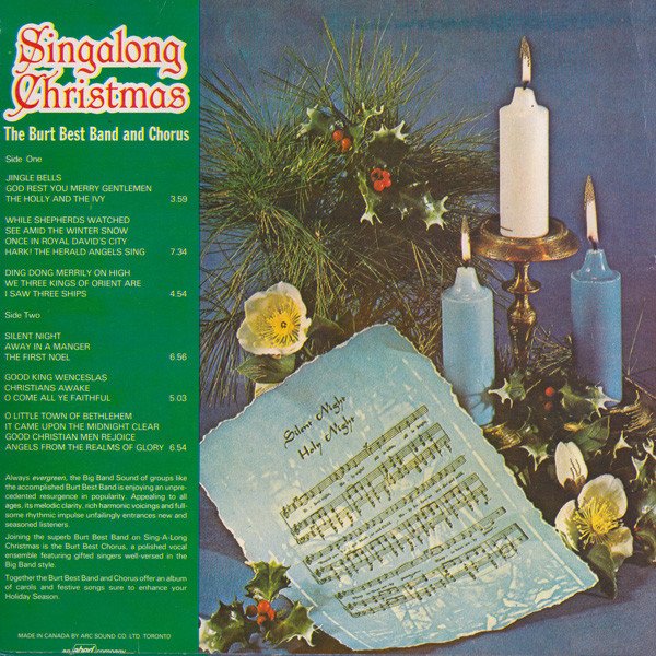 The Burt Best Band - Singalong Christmas (LP, Album) (Mint (M)) - Image 2