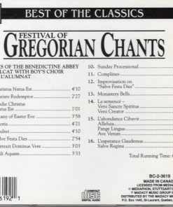 Alternative view of Chœur Des Moines De L'Abbaye D'En-Calcat With Les Enfants de l'Alumnat - Festival Of Gregorian Chants (CD, Album) (Near Mint (NM or M-))