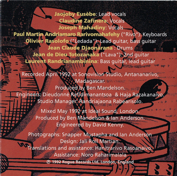 Jaojoby Eusèbe - Salegy! (CD, Album, RE) (Near Mint (NM or M-)) - Image 4