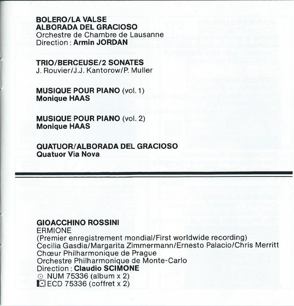 Giacomo Puccini - Michel Corboz / Claudio Scimone - Messa Di Gloria / Preludio Sinfonico / Capriccio Sinfonico (CD) (Near Mint (NM or M-)) - Image 3
