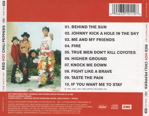 Red Hot Chili Peppers - The Best Of Red Hot Chili Peppers (CD, Comp) (Mint (M)) - Image 2
